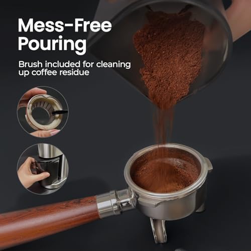 Espresso Machine & Coffee Bean Grinder spresso Maker with Milk Frother Steam Wand, Professional Espresso Coffee Machine for Home - Image 7