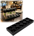 Coffee Bean Cellar Base compatible with Craig Lyn Bean Vaults for Organized Countertop Storage Black 1 Unit by Unknown