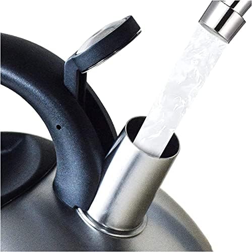 Whistling Kettle Tea Kettle Stovetop Modern Whistling Teapot Stainless Steel Teakettle Tea Pots for Stove Top with High-Temp Resistant Coated Lacquer - Image 7