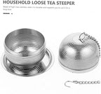 PRETYZOOM 3pcs Loose Leaf Tea Infuser Stainless Steel Tea Strainer Ball with Base for Home and Office Use Fine Mesh Design for Natural Filtering - Image 3