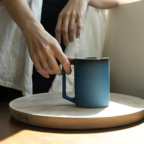 Ui Artist Collection Self-Heating Mug Set – Midnight Abyss | 12 fl oz / 355 mL Handcrafted Ceramic Coffee & Tea Mug with Heating Pad - Image 6