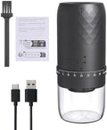 KMDJ-3AW Portable Coffee Bean Grinder with 40 Grinding Setting Ceramic Conical Burr for Mocha Americano, Cordless and Compact for Home Use by tomvorks
