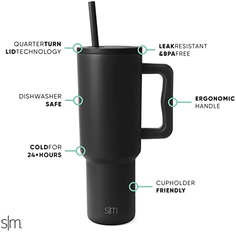 Simple Modern Wicked Tumbler with Handle and Straw | 40oz - Image 2