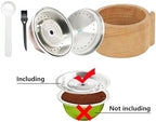 Reusable Coffee Capsule Lid for 150/230/414ML Refillable Pod - Image 2