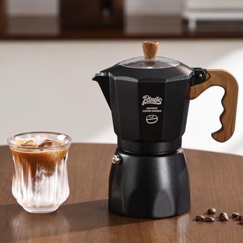 Bincoo Stovetop Espresso Maker, 4 Cups Moka Pot,Aluminum Espresso Coffee Pot Coffee Maker for Camping Travel - Image 6