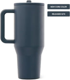 HydroJug Traveler 40oz, Insulated Tumbler with Handle & Straw, Cascade - Image 2