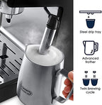 De'Longhi 15-Bar Pump Espresso Machine with Milk Frother & Temperature Control - Compact Home Barista Coffee Maker for Espresso, Latte, Cappuccino & Iced Coffee, Easy to Clean Design - Image 4