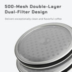 Iced Coffee Cold Brew Drip Maker, 300ml/10oz Glass Cold Brew Coffee Maker with Reusable Filter Ice Coffee Machine - Image 5