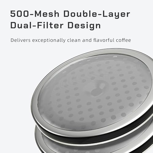 Iced Coffee Cold Brew Drip Maker, 300ml/10oz Glass Cold Brew Coffee Maker with Reusable Filter Ice Coffee Machine - Image 5