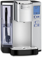 Cuisinart Coffee Maker, Single Serve 72-Ounce Reservoir Pod Coffee Machine, Programmable Brewing & Hot Water Dispenser, 5 Cup-Size Settings, Stainless Steel, SS-10P1, Silver by Cuisinart