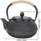 Hemobllo 2pcs Practical Cast Iron Teapot Style Iron Tea Pot Heat Insulation Easy to Clean Home Use - Image 4
