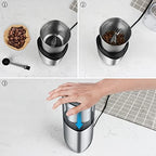 SHARDOR Electric Coffee Bean Grinder, Spice Grinder, 1 Removable Bowl with Stainless Steel Blade, Silver - Image 3