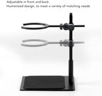 Pour Over Coffee Dripper Stand Multipurpose Double Layer Coffee Dripper Station with Glass Coffee Pot Black Coffee Cup Filter Cup for Coffee Making - Image 5