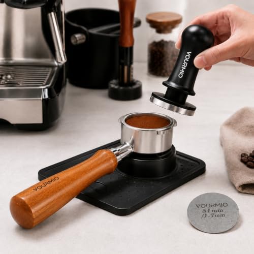 51mm Bottomless Portafilter and Coffee Tamper Sets for CASABREWS Espresso Machine - Image 2