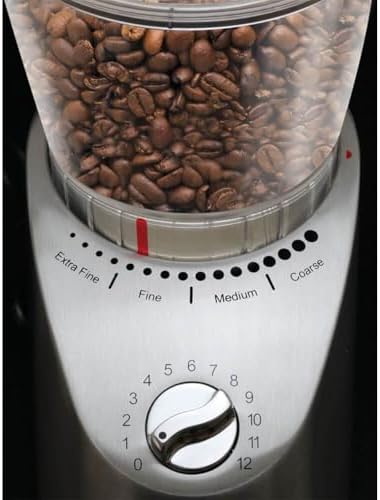 Capresso Infinity Plus Stainless Steel Conical Burr Grinder - Image 4