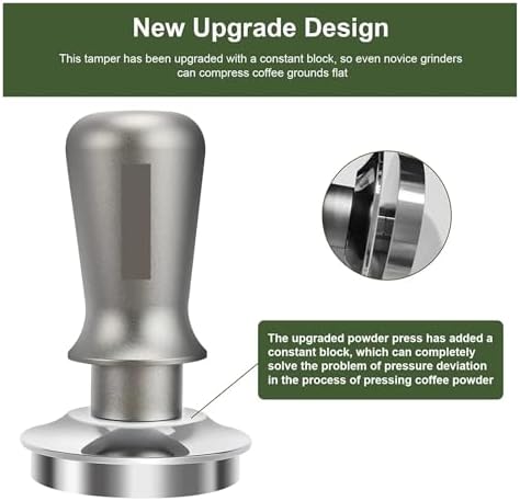 V3 Spring Loaded Espresso Tamper, Premium Calibrated Coffee Tamper With Stainless Steel Base For Barista(53.30mm fits 54mm,Color: D) - Image 6
