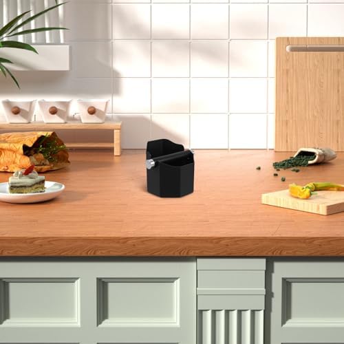 Stainless Steel Espresso Knock Box Black with Non Slip Base - Image 7