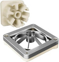 6 Wedge Slices Replacement Chopper Blade, 420j2 Stainless Steel Interchangeable Blade & Pusher Block Set for Commercial Vegetable Dicer Fruit Cutter by BotaBay
