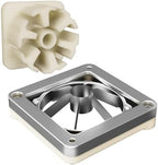 6 Wedge Slices Replacement Chopper Blade, 420j2 Stainless Steel Interchangeable Blade & Pusher Block Set for Commercial Vegetable Dicer Fruit Cutter by BotaBay