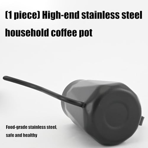 Accuracy Pour Gooseneck Kettles 700ml Coffee Pots with Thermometers and Controlled Flows Spouts for Coffee Enthusiasts Kitchen Brewing Tool - Image 3