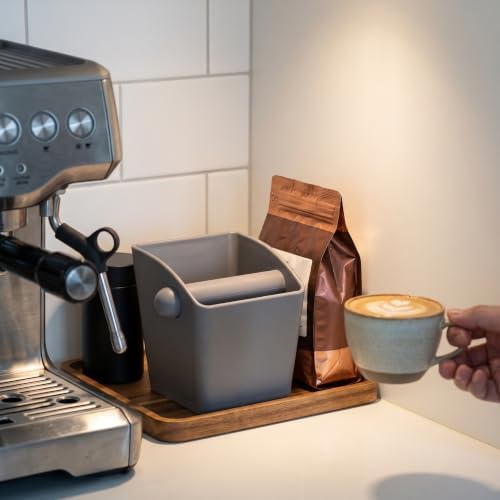 ibasenice Espresso Knock Box with Removable Bar, Shock-Absorbent, 5 Inch - Image 4
