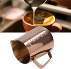 Milk Frother Cup Stainless Steel 550ML Capacity Milk Frothing Cup Stainless Steel Pitcher With Scale Steaming Latte Art - Image 3