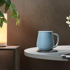 OHOM Ui+ Self-Heating Mug Set – Moonmist Blue | 18 fl oz / 532 mL Ceramic Coffee & Tea Mug with Heating Pad - Image 4
