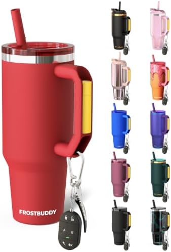Frost Buddy Thicc Buddy 40oz Tumbler - Insulated Stainless Steel (Crimson) by FrostBuddy