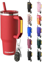 Frost Buddy Thicc Buddy 40oz Tumbler - Insulated Stainless Steel (Crimson) by FrostBuddy