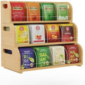 Bamboo Tea Organizer – Stackable Collection (3Tier) by ARFETIGO