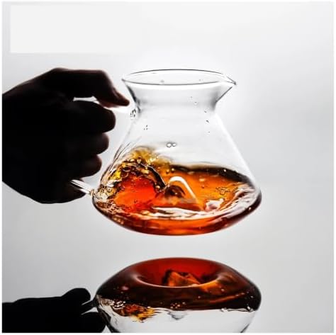 Pour Over Coffee Maker 600ml Coffee Server Glass Coffee Dripper for Home Brewing Kitchen Accessories(600ml Color) - Image 3
