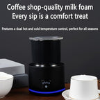 430ML Automatic Coffee Frother, Electric Milk Frother with Maximum RPM Up To 6000 RPM & Heating Temperature 60°C ± 5°C, Dual Hot & Cold Control Design - Image 2
