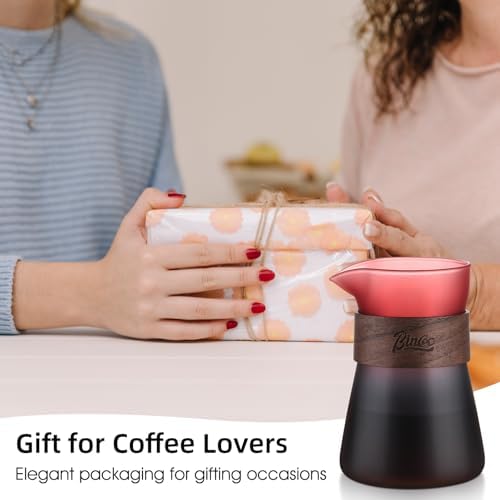 Glass Coffee Carafe with Wood Heat-Resistant Loop, 16oz Glass Coffee Server for Pour Over, Coffee Decanter & Coffee Pot, 2 Pack - Image 5
