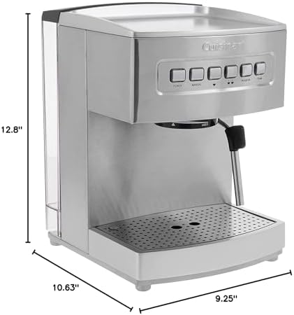 Cuisinart EM-200NP1 Programmable 15-Bar Espresso Maker, Stainless Steel - Image 3