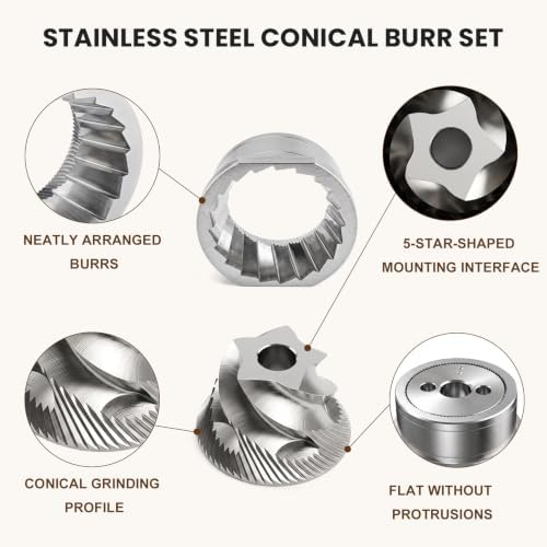 Conical Grinder Burr Set Replacement Compatible with Breville & Sage - Image 7