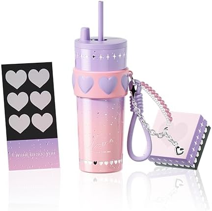 24 oz Ceramic Lined Insulated Stainless Steel Tumbler, Neo Purple by Sidagar