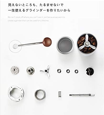 Hero S01 Hand Coffee Grinder, Stainless Steel Mortar, Adjustable Coarseness, Easy to Clean, Stainless Grinding core ABS shell - Image 6