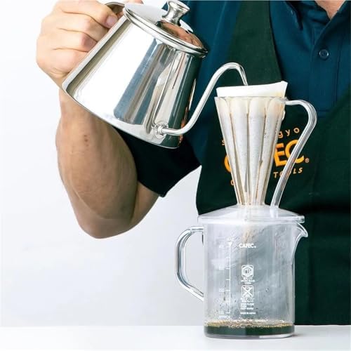 V-Shaped Coffee Dripper Filter Cup, Resin For 27 Degree Disposable Paper Espresso Drip Holder Accessories(Gold) - Image 7