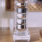 Desktop Espresso Portafilter Bracket, Filter Basket Stand Holder, Aluminum Alloy Base and Acrylic Bracket, for 58mm Espresso Machines and 58mm Coffee Puck Screens - Image 7