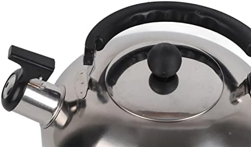 Phefop 3L Stainless Steel Whistling Camping Kettle, Lightweight Compact Design, Suitable for Hiking, Camping (Stainless steel color) - Image 5