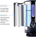 Commercial Electric Kettle Warmer Stainless Steel Hot Water Dispenser Hot Water Boiler And Warmer with Faucet Quick-Temp or Boil for Tea Coffee 1500W 11.6 Liter Capacity - Image 4