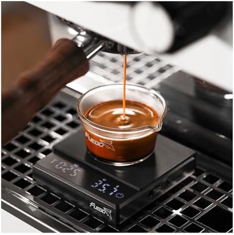 Digital Scale, Kitchen Coffee Scale with Timer Rechargeable Digital, 0.1g High Precision 3 Modes Drip Espresso Barista Gift(Black) - Image 5