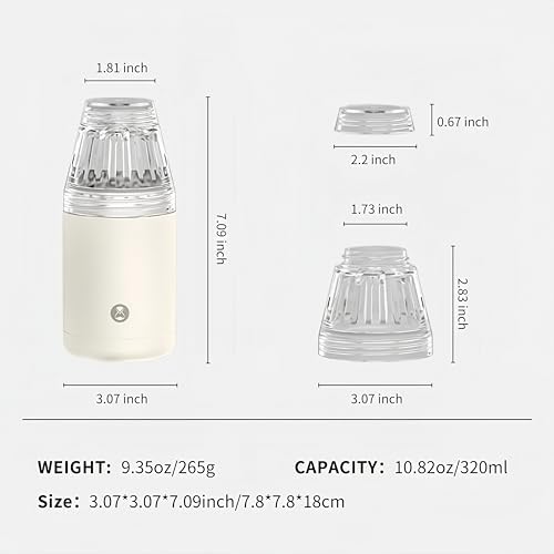Nuttii Burr Coffee Grinder & Portable Coffee Maker Pour-Over Coffee Dripper - Image 2
