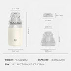 Nuttii Burr Coffee Grinder & Portable Coffee Maker Pour-Over Coffee Dripper - Image 2