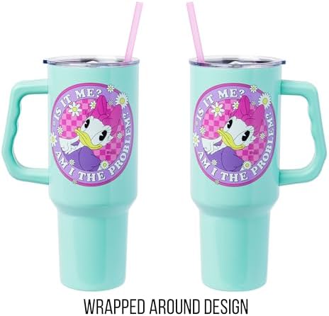 Silver Buffalo Disney Daisy Duck, Stainless Steel Tumbler, 40oz - Image 5