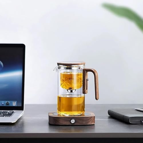 Tea Pot, New Magic Tea Pot with Strainer, Water Separation Glass Teapot with Infuser (800ml/27.1oz) - Image 6