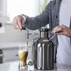 GrowlerWerks uKeg Nitro Cold Brew Coffee Maker, 50 oz, Black Chrome - Image 4