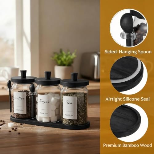 3-Pack 30oz Glass Coffee Container Set - Image 5