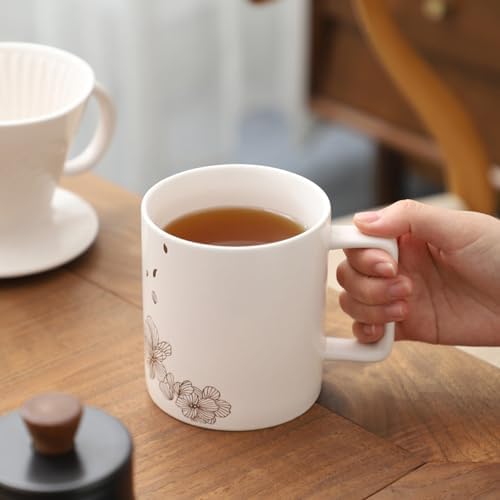 Ceramic Pour Over Coffee Maker Set, Includes Ceramic Coffee Dripper Brewer & 473ml Coffee Mug, For Coffee and Tea, Manual Single Cup Coffee Maker, Gift Idea - Image 6
