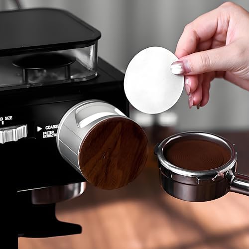 Espresso Coffee Filter Holder with Lid Compatible with 51mm/53mm/54mm/58mm - Image 2